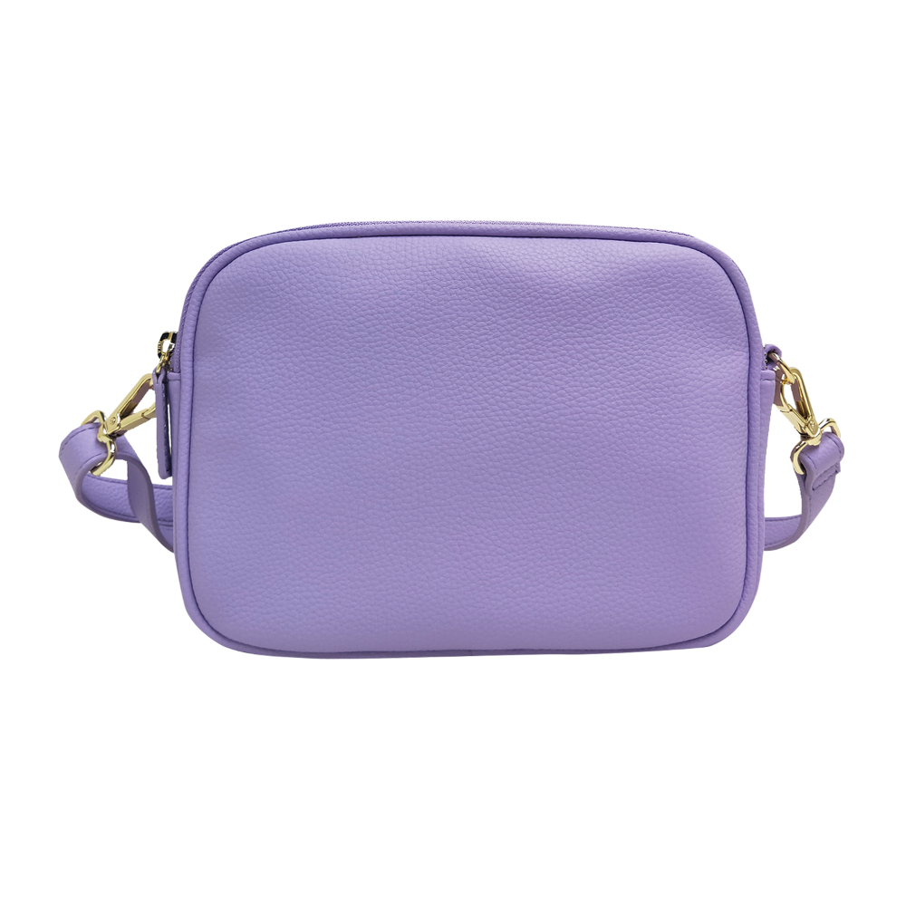 leather crossbody bag, crossbody leather bag, leather camera bag, Double zipper Crossbody bag,