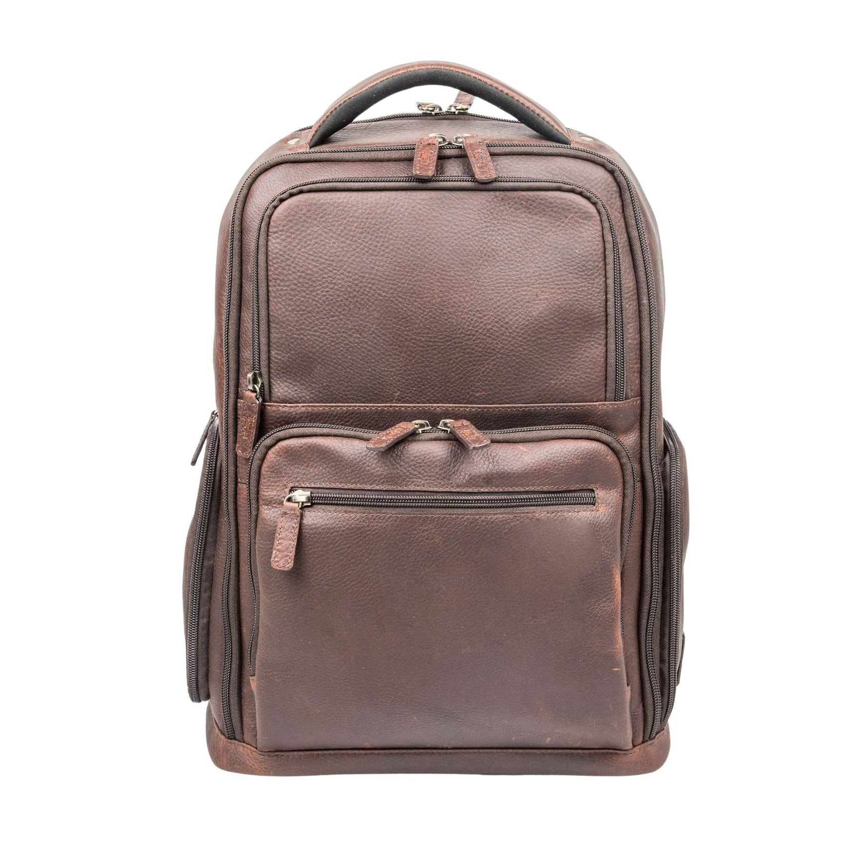 best leather laptop backpack for travel Men The Real Leather Co laptop compartment can accommodate a 17.3 inch laptop Stylish and Functional Designer Laptop