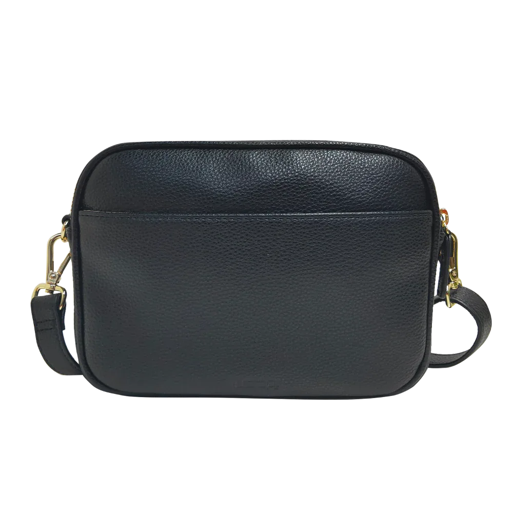 Genuine Leather Double Zipper Crossbody Luggage & Bags bag Best Saler black leather crossbody bag black leather crossbody purse cross body leather bag cross shoulder purse Crossbody crossbody bags with thick strap Leather leather crossbody bag leather crossbody purse presale small leather crossbody bag small leather crossbody purse soft leather crossbody bag special deal vt women leather