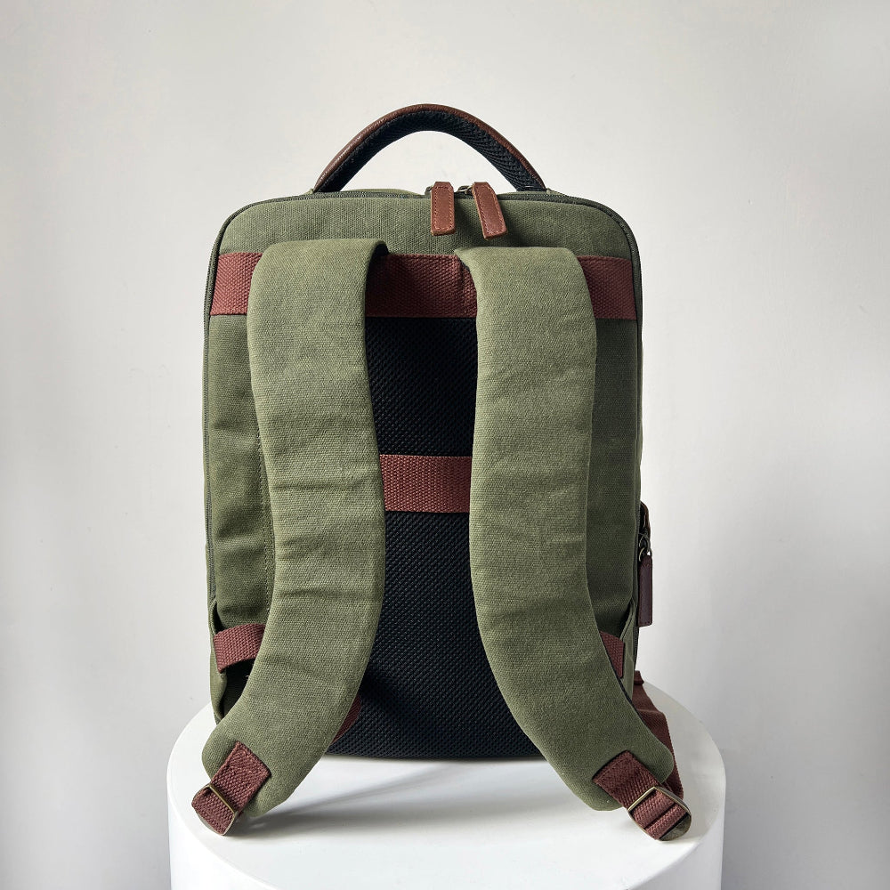 Best backpack, canvas & leather backpack, backpack