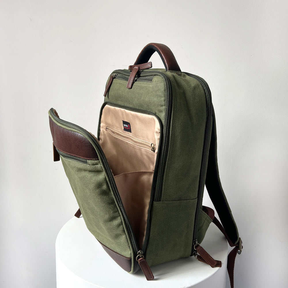 Best backpack, canvas & leather backpack, backpack
