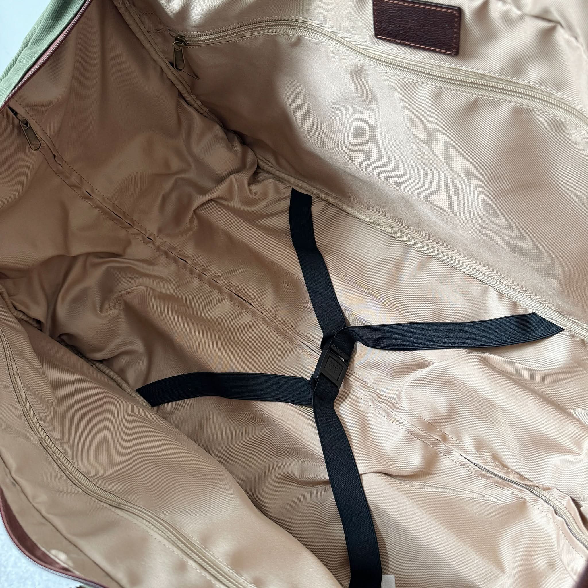 Duffel Bag, Maxwell Waxed Canvas Duffle Bag on Wheels - MiamiLeathers.com