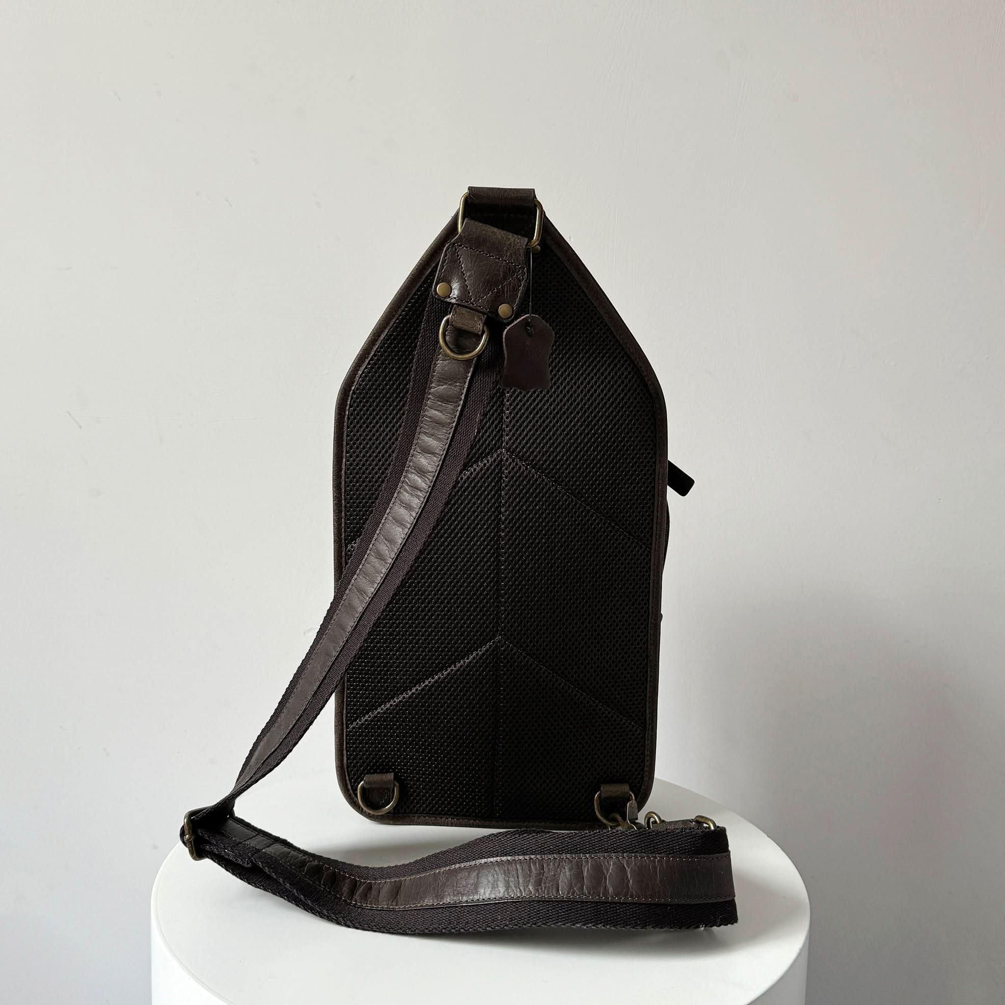 Small Travel Bag, Crazy Horse Sling Crossbody Leather Bag, Crossbody Leather Bag