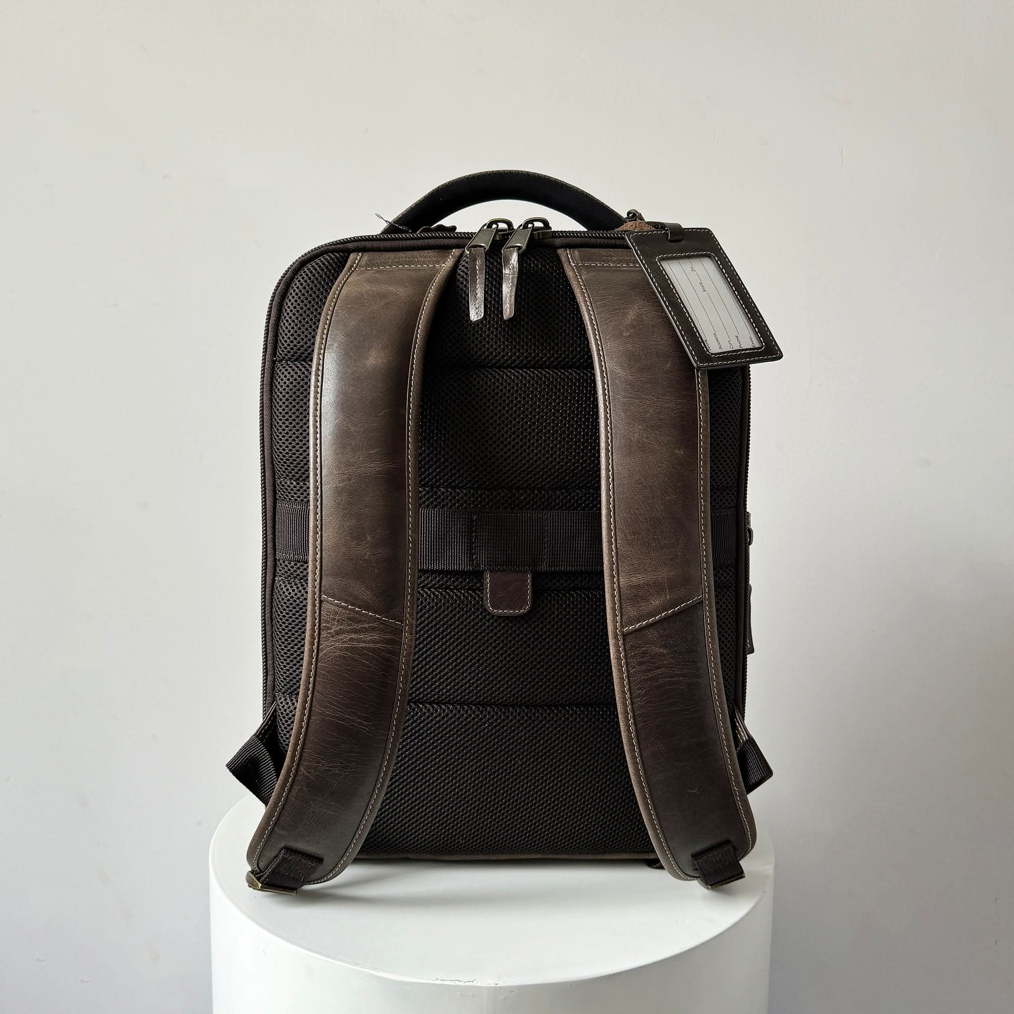 Leather Backpacks: The Crazy Horse Full Grain Mens Leather Backpack, Mens leather backpacks