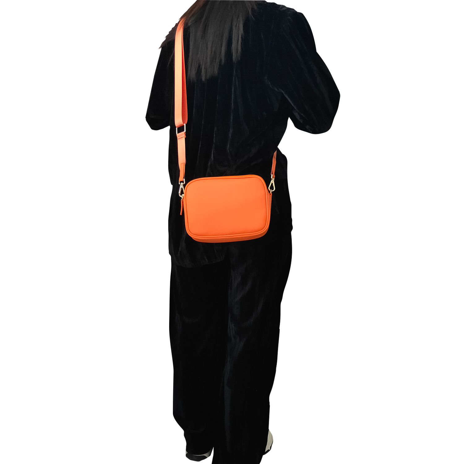 leather crossbody bag, crossbody leather bag, leather camera bag, Double zipper Crossbody bag,