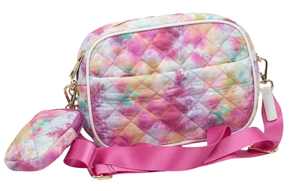 Alyssa Nylon Quilted Crossbody - MiamiLeathers.com