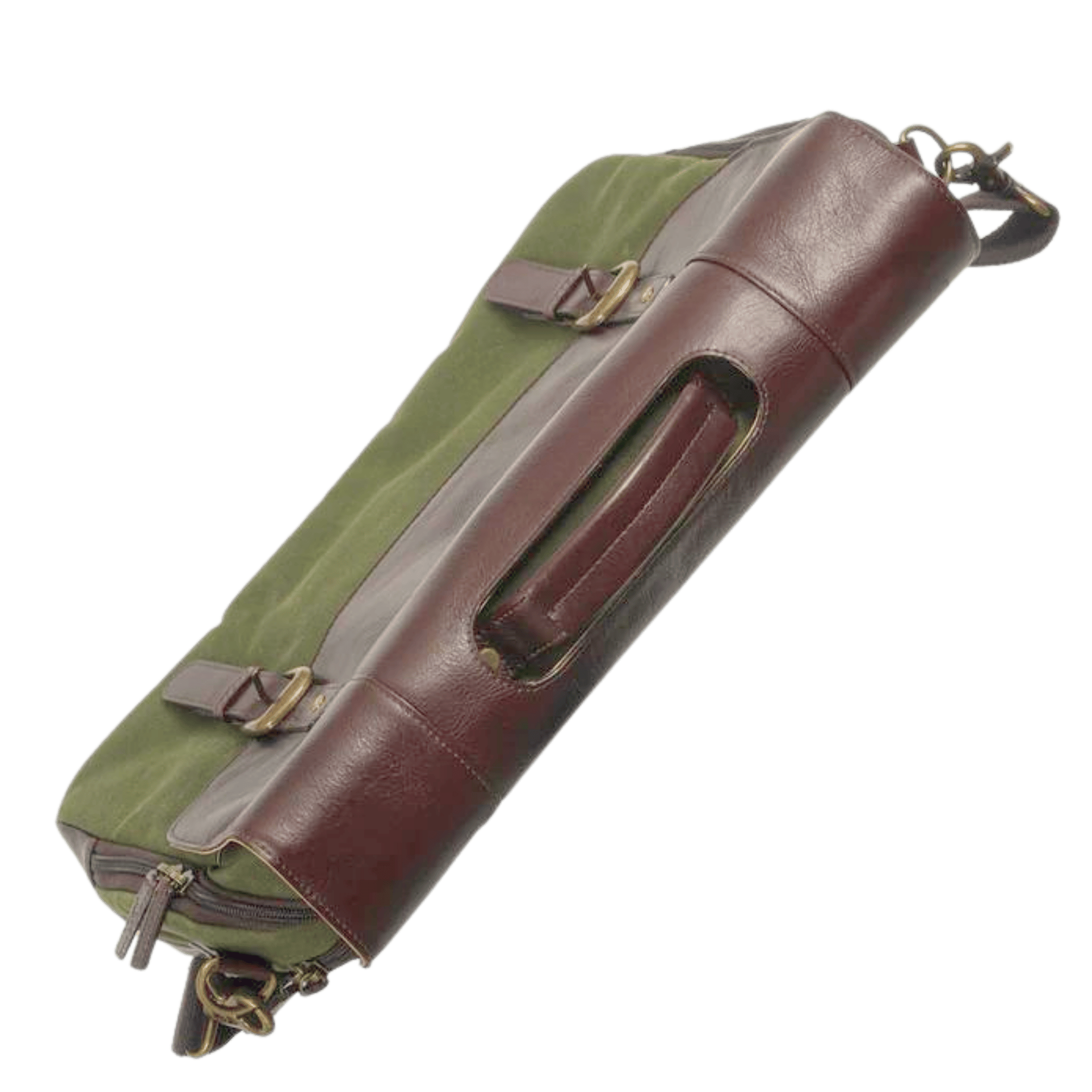 Laptop Bag, Briefcase, Canvas Bags, Maxwell Leather & Waxed Canvas Briefcase - MiamiLeathers.com