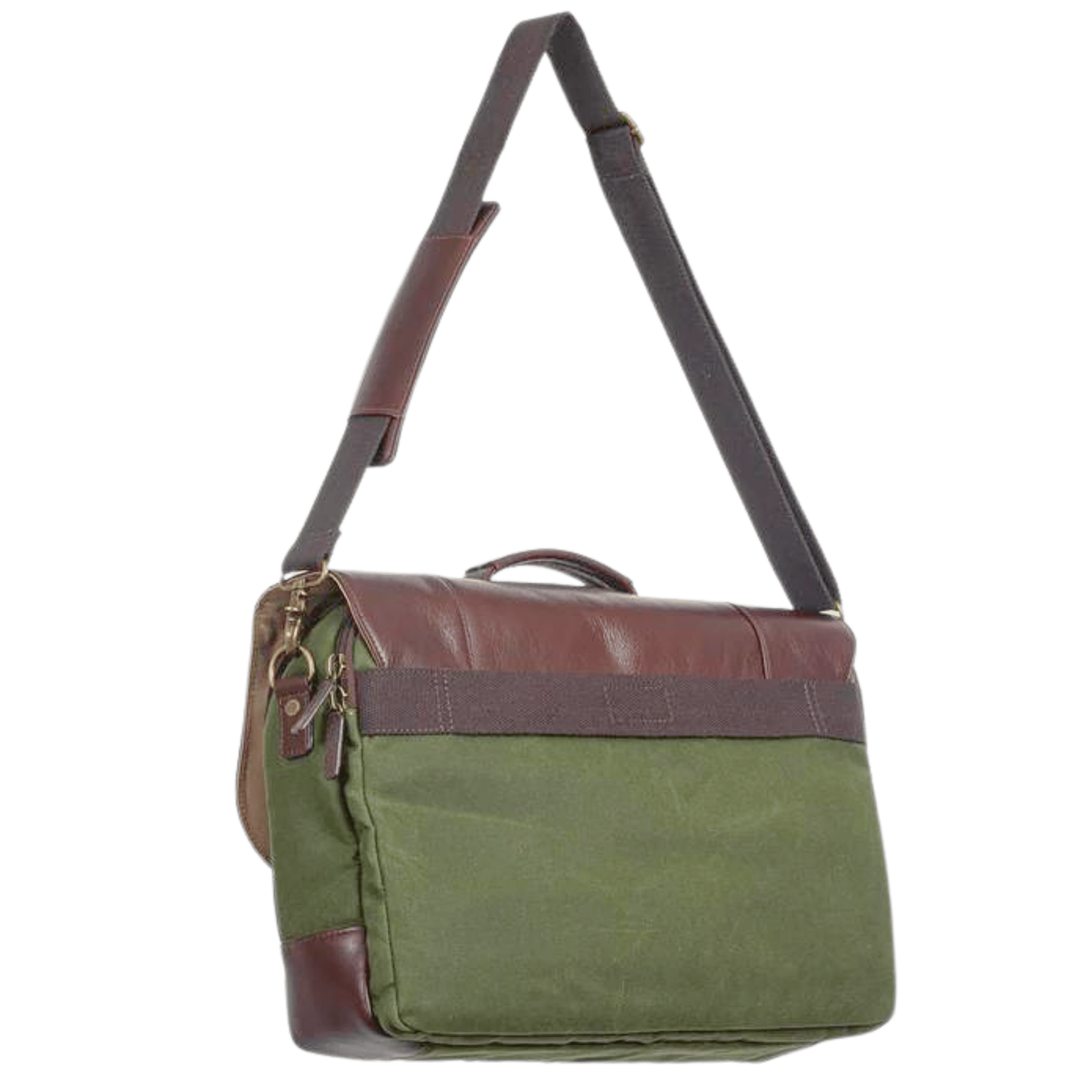 Laptop Bag, Briefcase, Canvas Bags, Maxwell Leather & Waxed Canvas Briefcase - MiamiLeathers.com