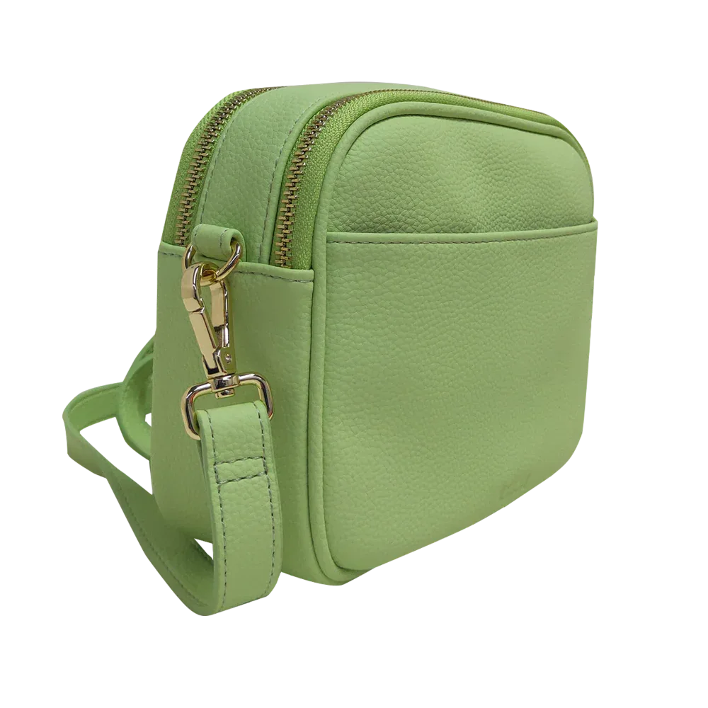 Genuine Leather Double Zipper Crossbody Luggage & Bags bag Best Saler black leather crossbody bag black leather crossbody purse cross body leather bag cross shoulder purse Crossbody crossbody bags with thick strap Leather leather crossbody bag leather crossbody purse presale small leather crossbody bag small leather crossbody purse soft leather crossbody bag special deal vt women leather