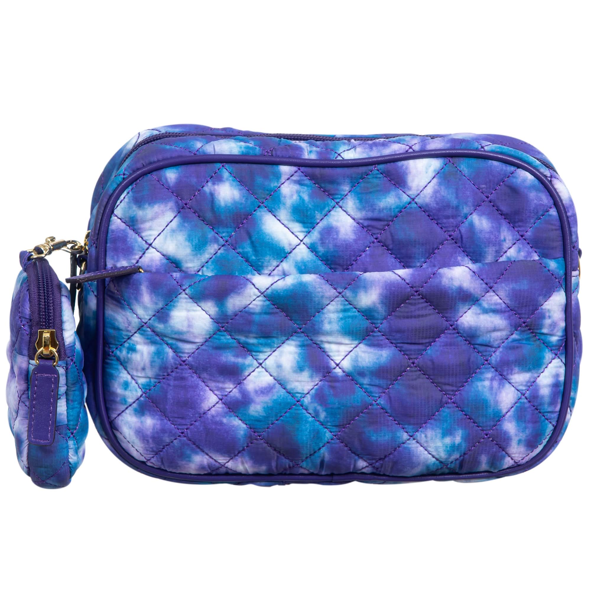 Alyssa Nylon Quilted Crossbody - MiamiLeathers.com