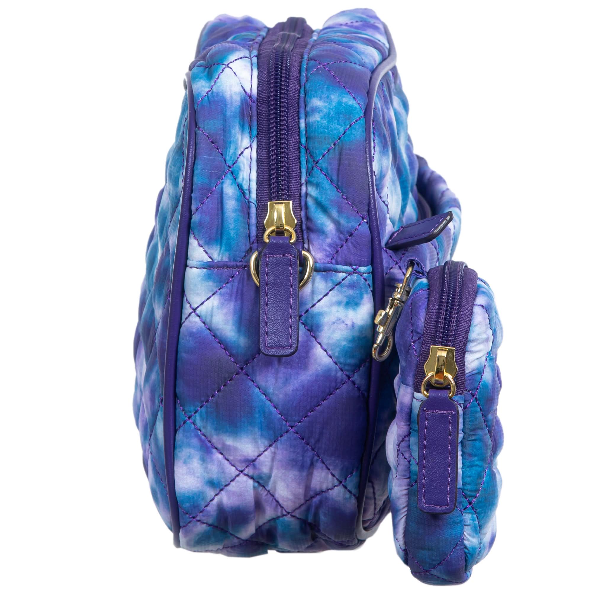 Alyssa Nylon Quilted Crossbody - MiamiLeathers.com