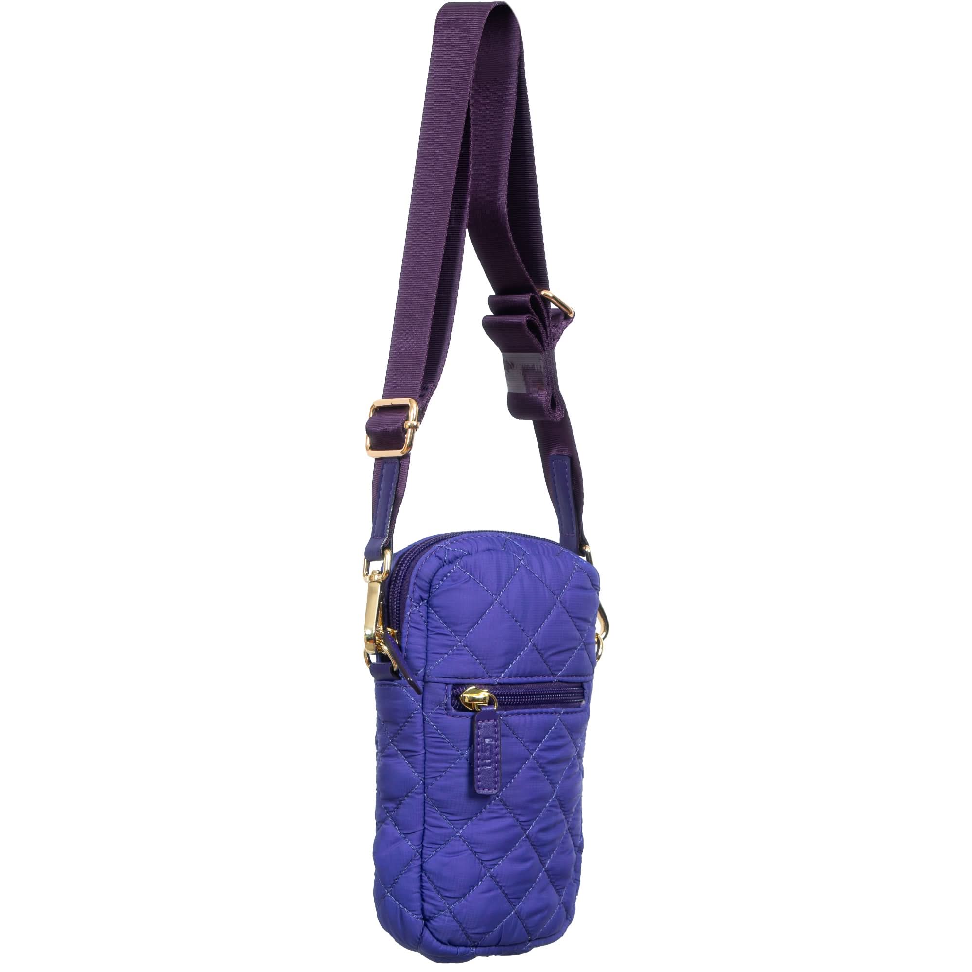 Alyssa Nylon Quilted Phone Case - MiamiLeathers.com