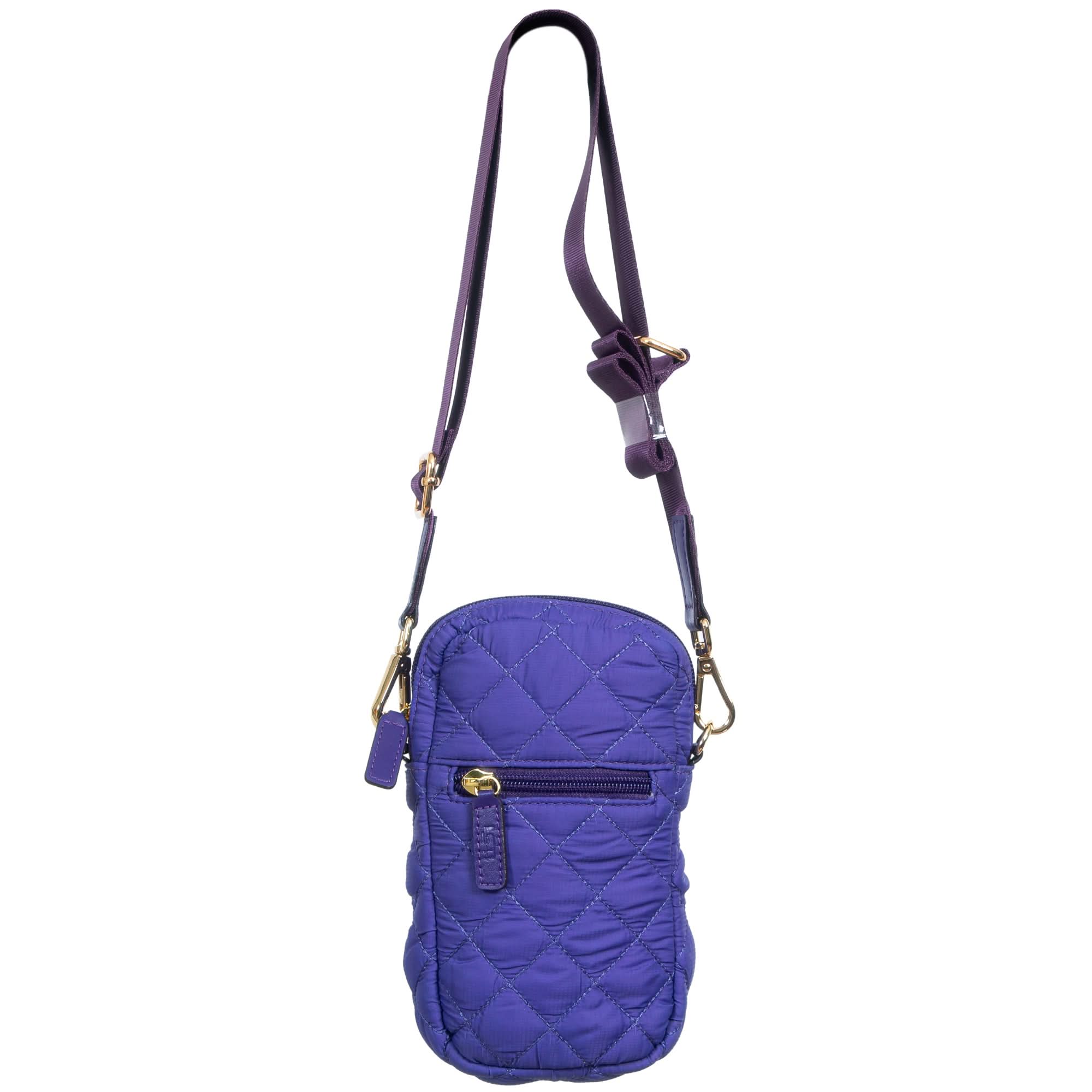 Alyssa Nylon Quilted Phone Case - MiamiLeathers.com