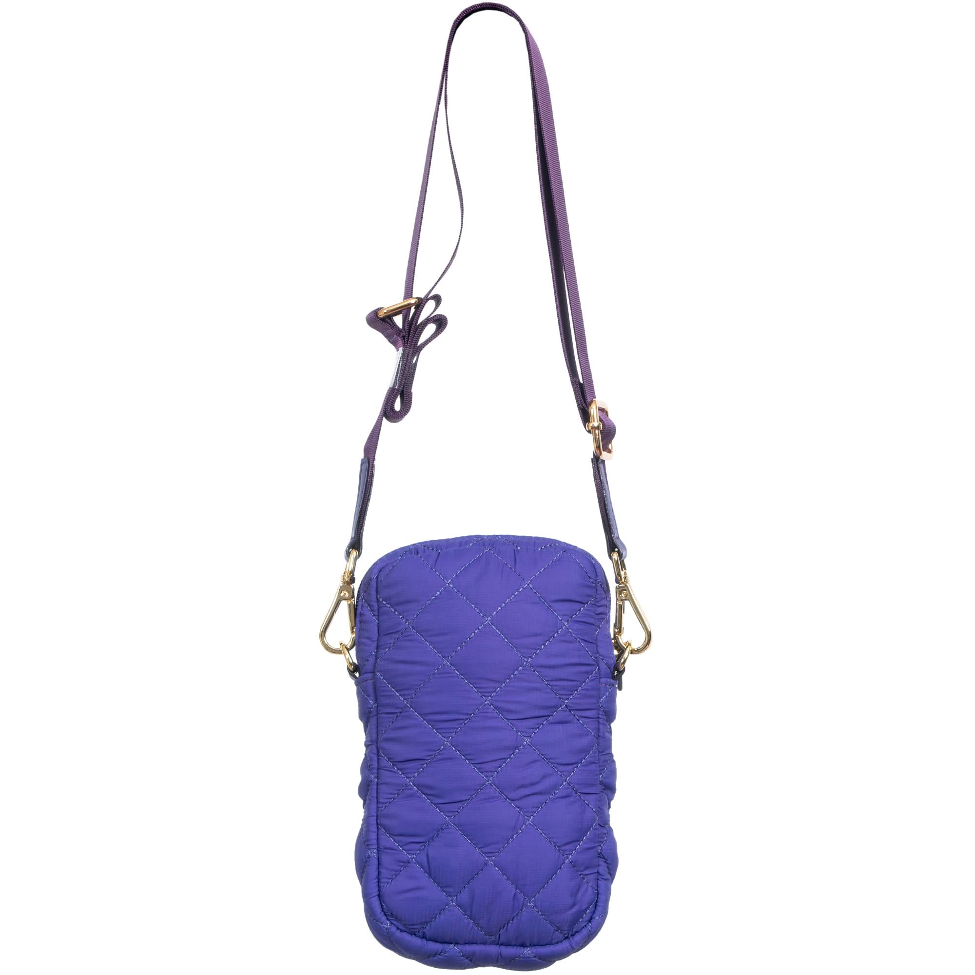 Alyssa Nylon Quilted Phone Case - MiamiLeathers.com