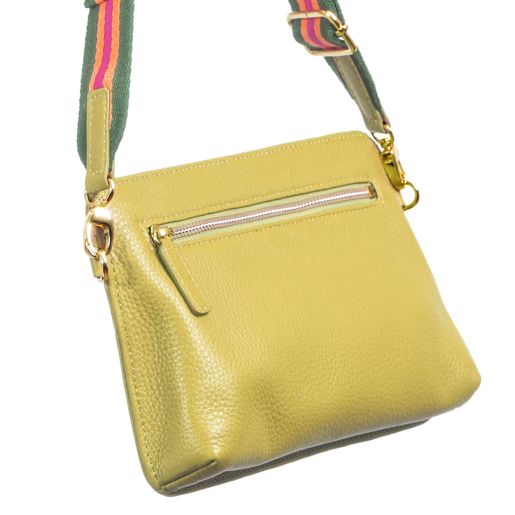Butter Sophia full-grain leather convertible waist bag with front zipper pocket