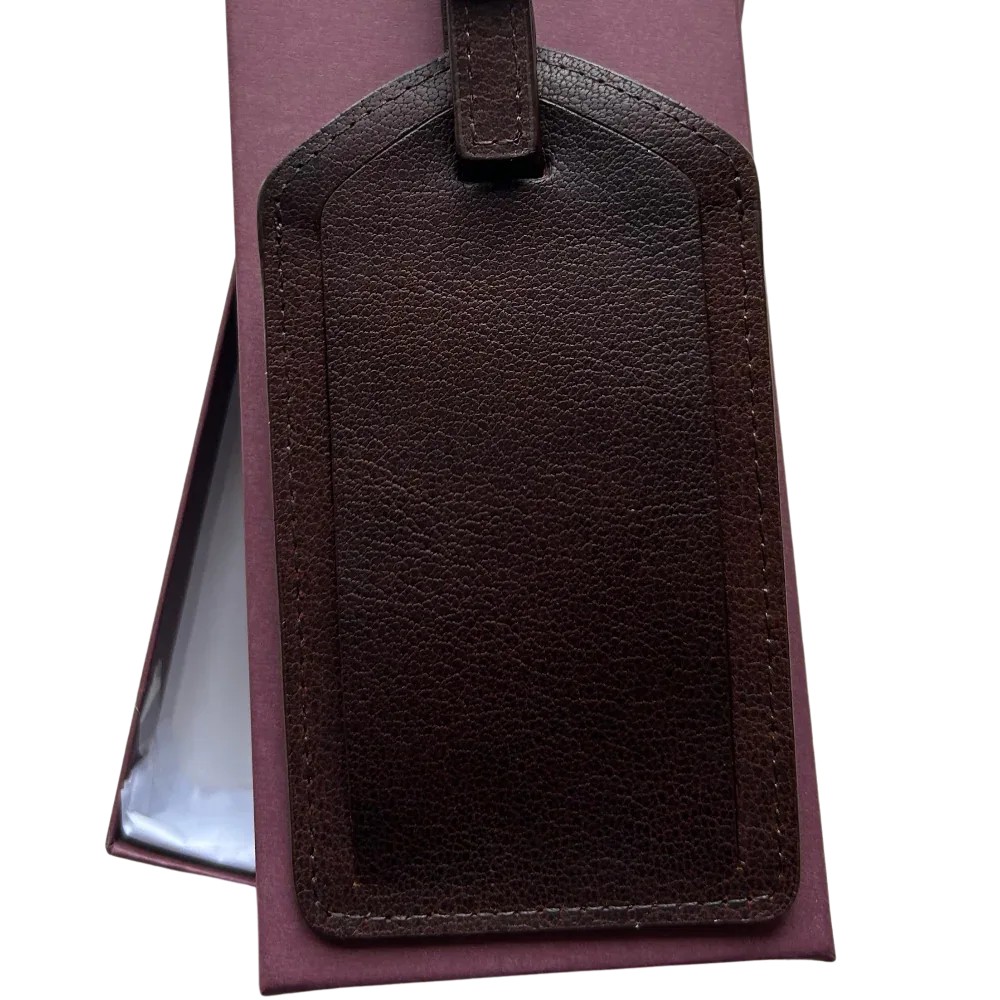 Cambridge Full Grain Leather Luggage Tag Luggage & Bags Cambridge Leather Leather Leather accessories special deal