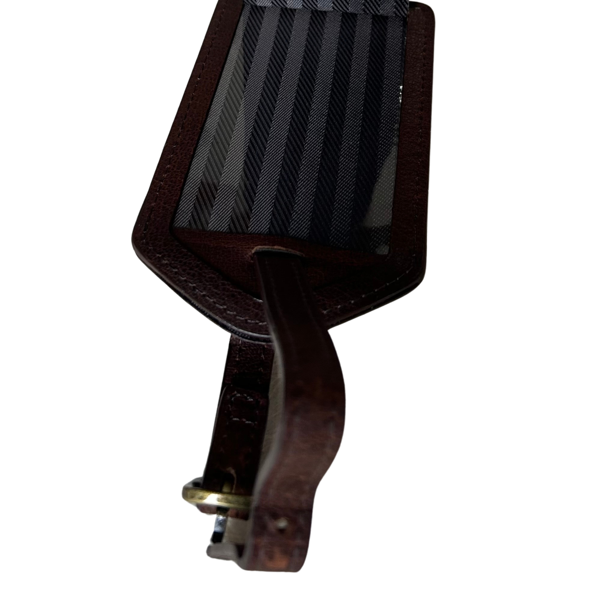 Cambridge Top Grain Leather Luggage Tag