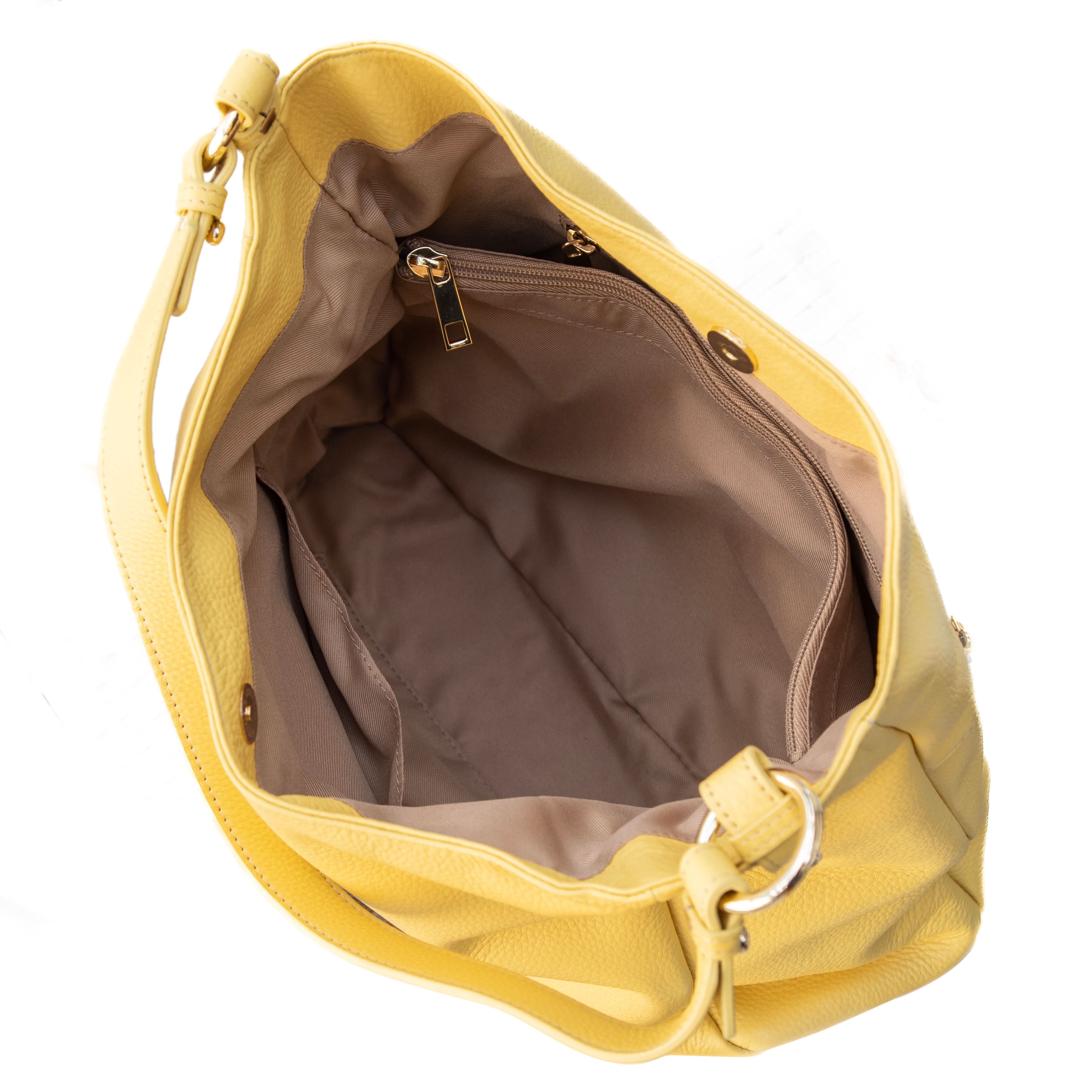 Sophia Top Grain Leather Hobo - MiamiLeathers.com