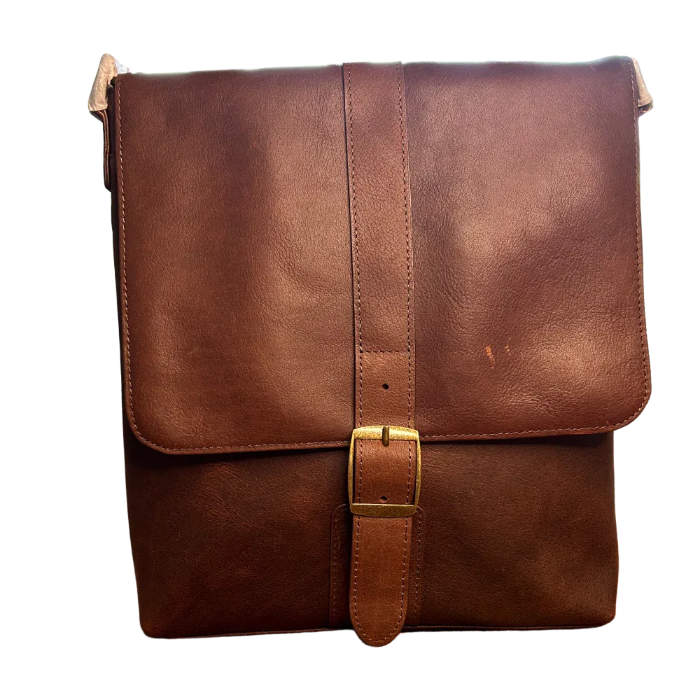 Full-Grain Leather Compact Messenger Bag – Cambridge 13″ Laptop Crossbody Leather Messenger Bag 13 Inch Laptop Bag Adjustable Strap Bag Business Travel Bag Cambridge Collection Full Grain Buffalo Leather Gift for Him Leather Gift for Men Leather Messenger Bag Leather Shoulder Bag Leather Work Bag Men’s Messenger Bag Office Bag Professional Leather Bag Pull Up Buffalo Leather Push Lock Bag Small Messenger Bag Tablet Messenger Bag Work Bag for Men