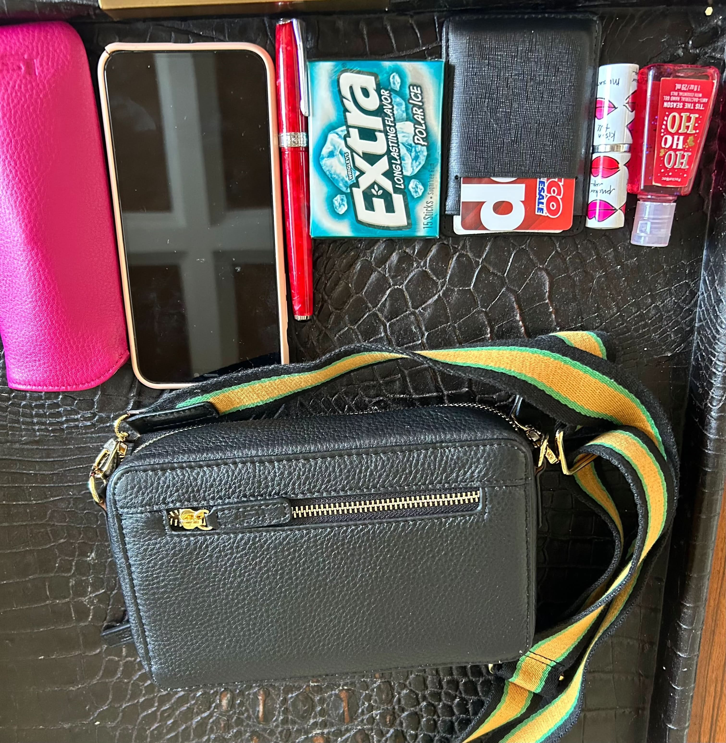 Sophia Full Grain Leather Single Zipper Crossbody - MiamiLeathers.com