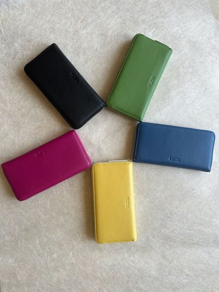 Sophia Full Grain Zip Around Leather Wallet - Leather Wallet for Women - MiamiLeathers.com