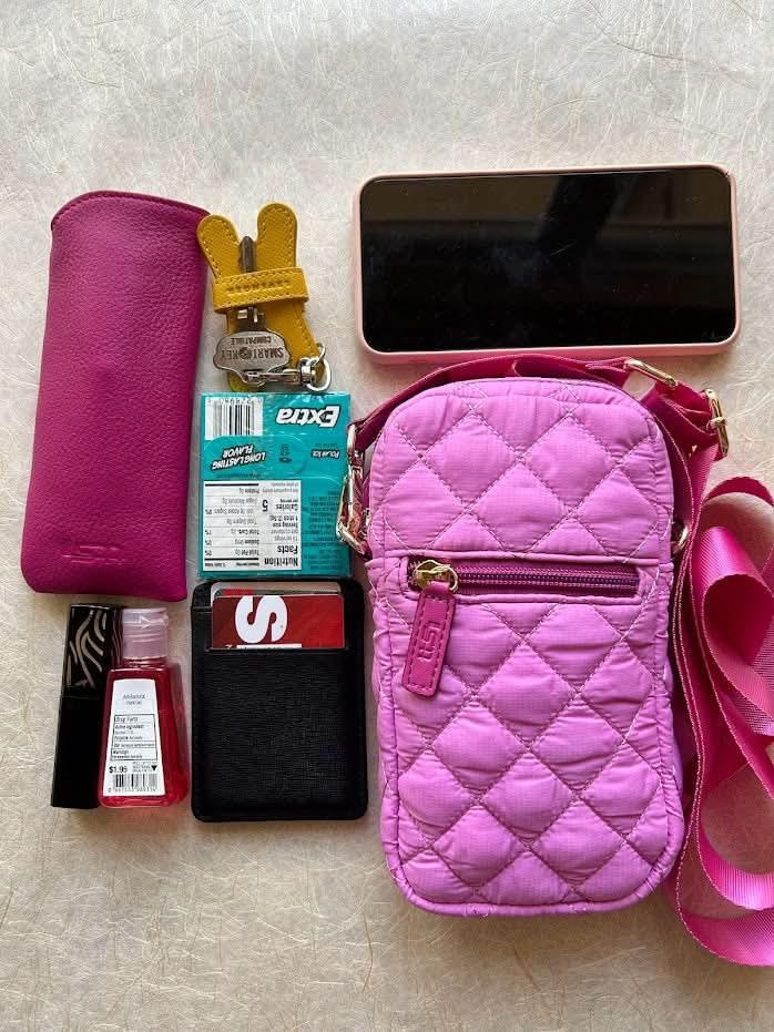 Alyssa Nylon Quilted Phone Case Luggage & Bags adjustable bracelet Alyssa Nylon Crossbody Leather accessories Phone Case vt