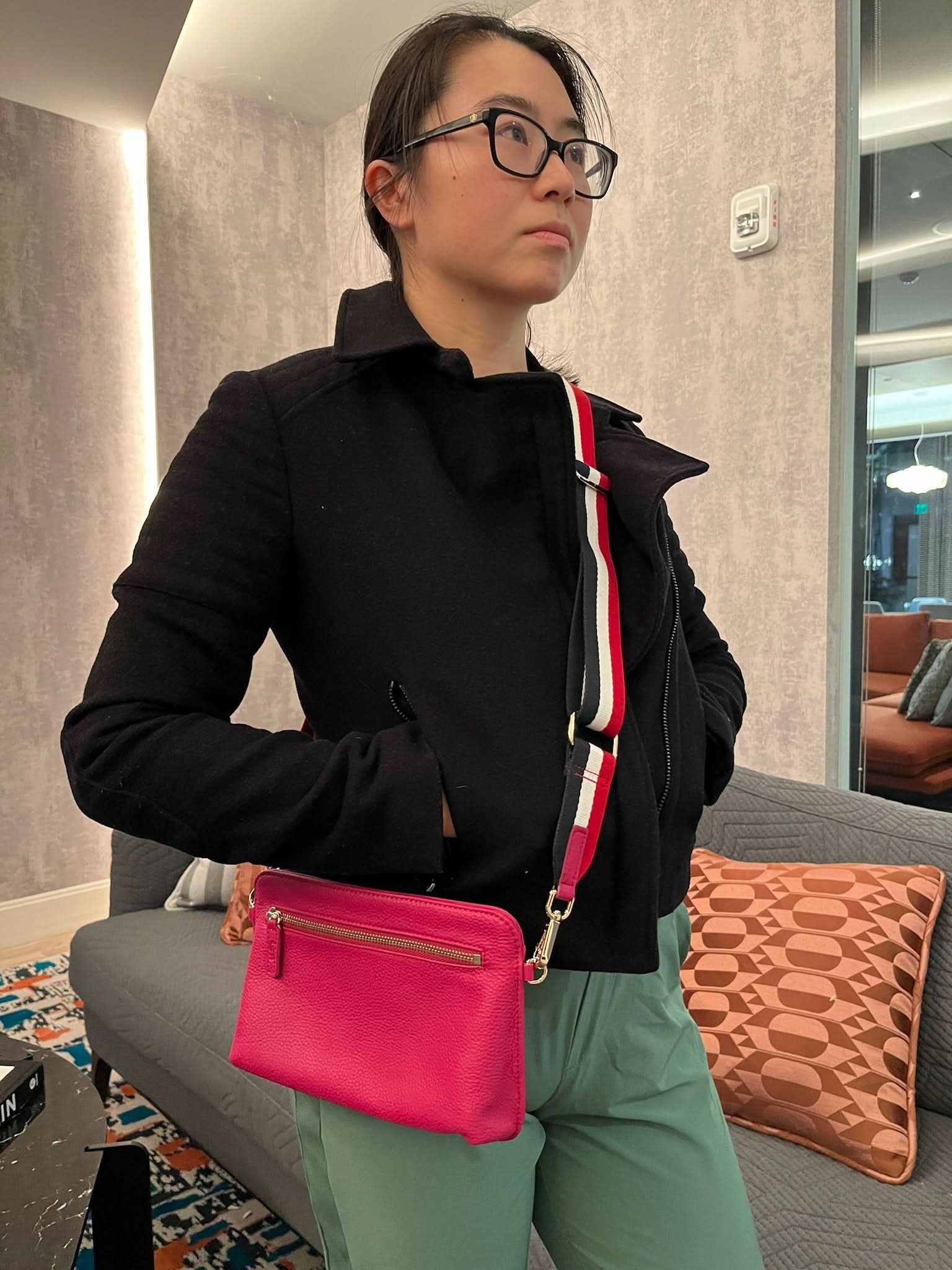 Sophia Full Grain Convertible Belt Bag Crossbody (Waist Bag) - MiamiLeathers.com