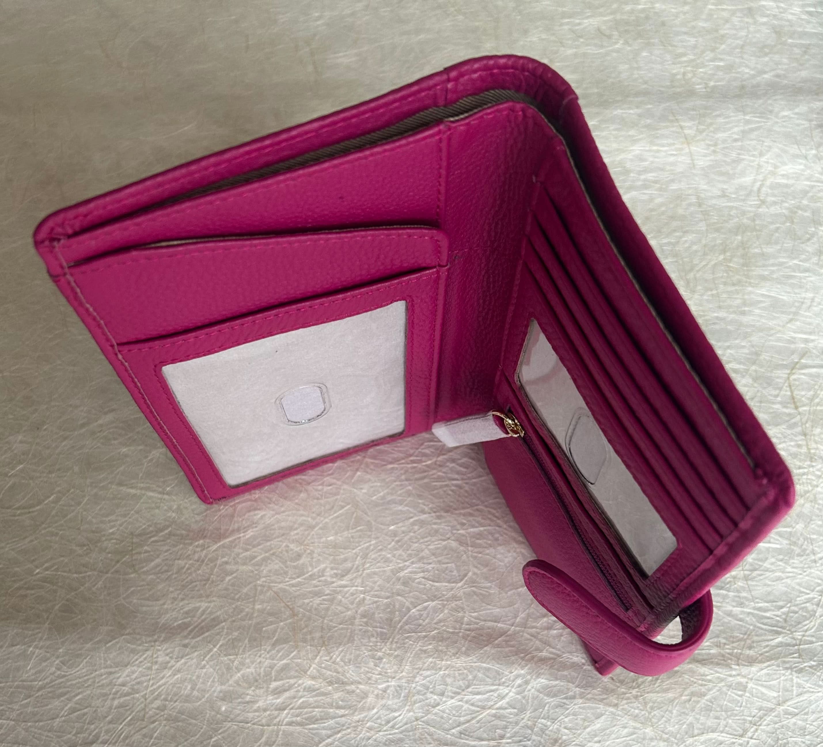 Travel Wallet, Sophia Full Grain Leather Wallet With Passport Slot - Large - MiamiLeathers.com