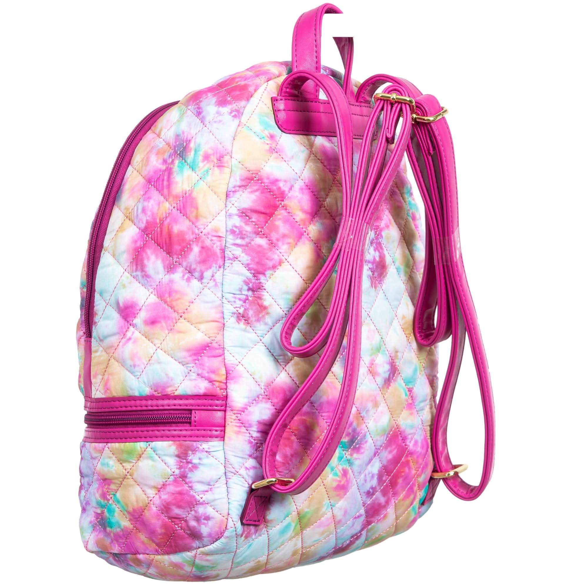 Lightweight Nylon Backpack Purse, Alyssa Nylon Backpack - MiamiLeathers.com