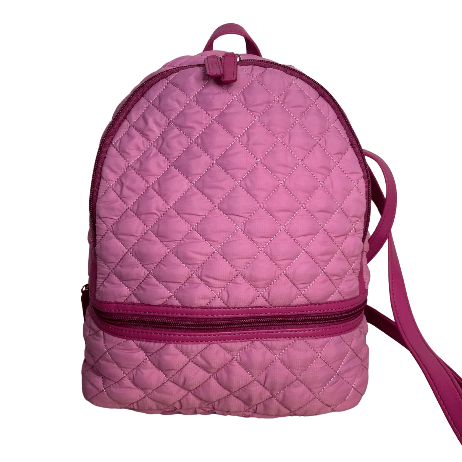 Lightweight Nylon Backpack Purse, Alyssa Nylon Backpack - MiamiLeathers.com