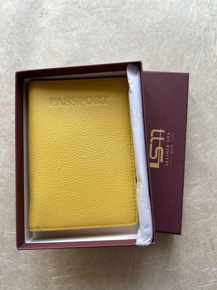 Sophia Full-Grain Leather Passport Cover with Card Slots & ID Window Leather Passport Cover card-slots full-grain-leather Leather leather-passport-cover Passport Passport Cover Sophia Leather travel-accessories vt