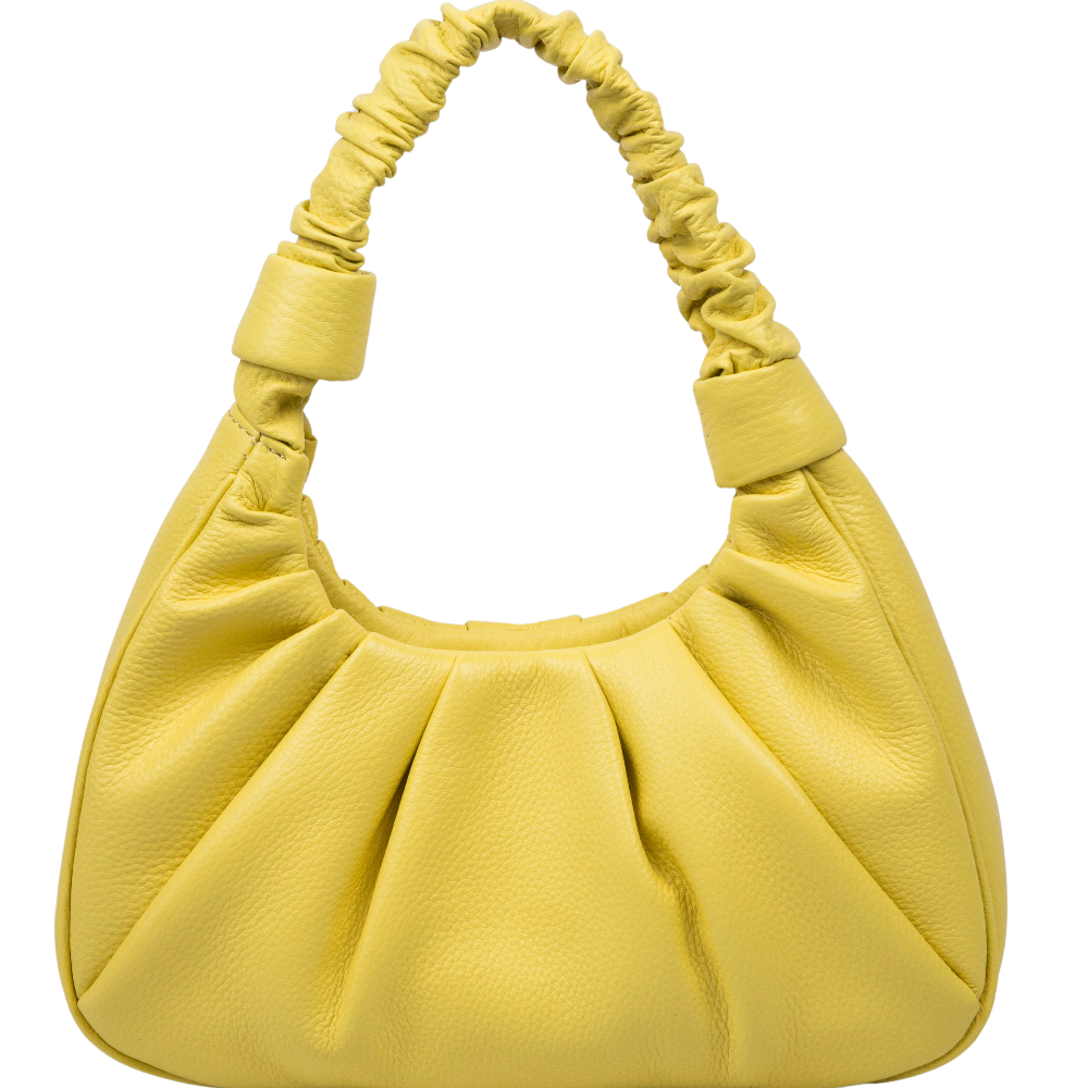 Leather Shoulder Bag, Sophia Full Grain Leather Hobo - MiamiLeathers.com