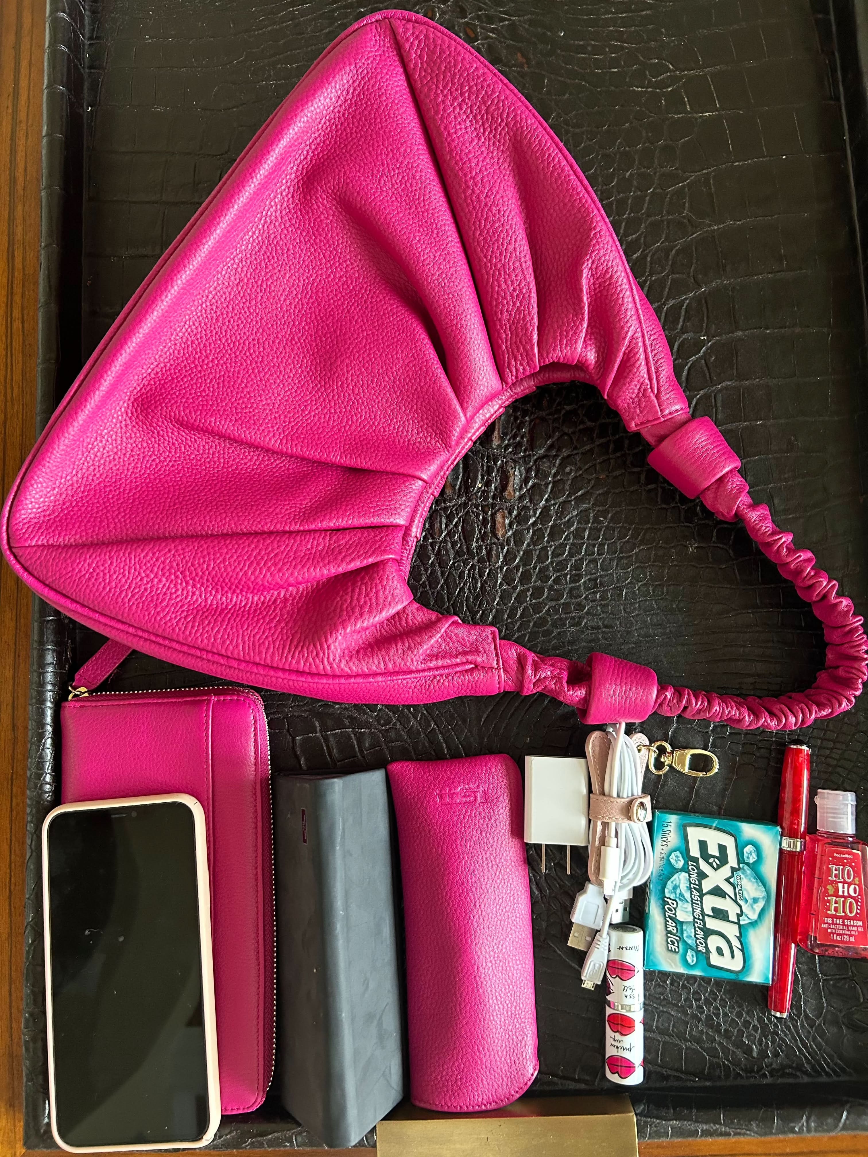 Leather hobo, leather shoulder bag, leather handbag, bag, fashion