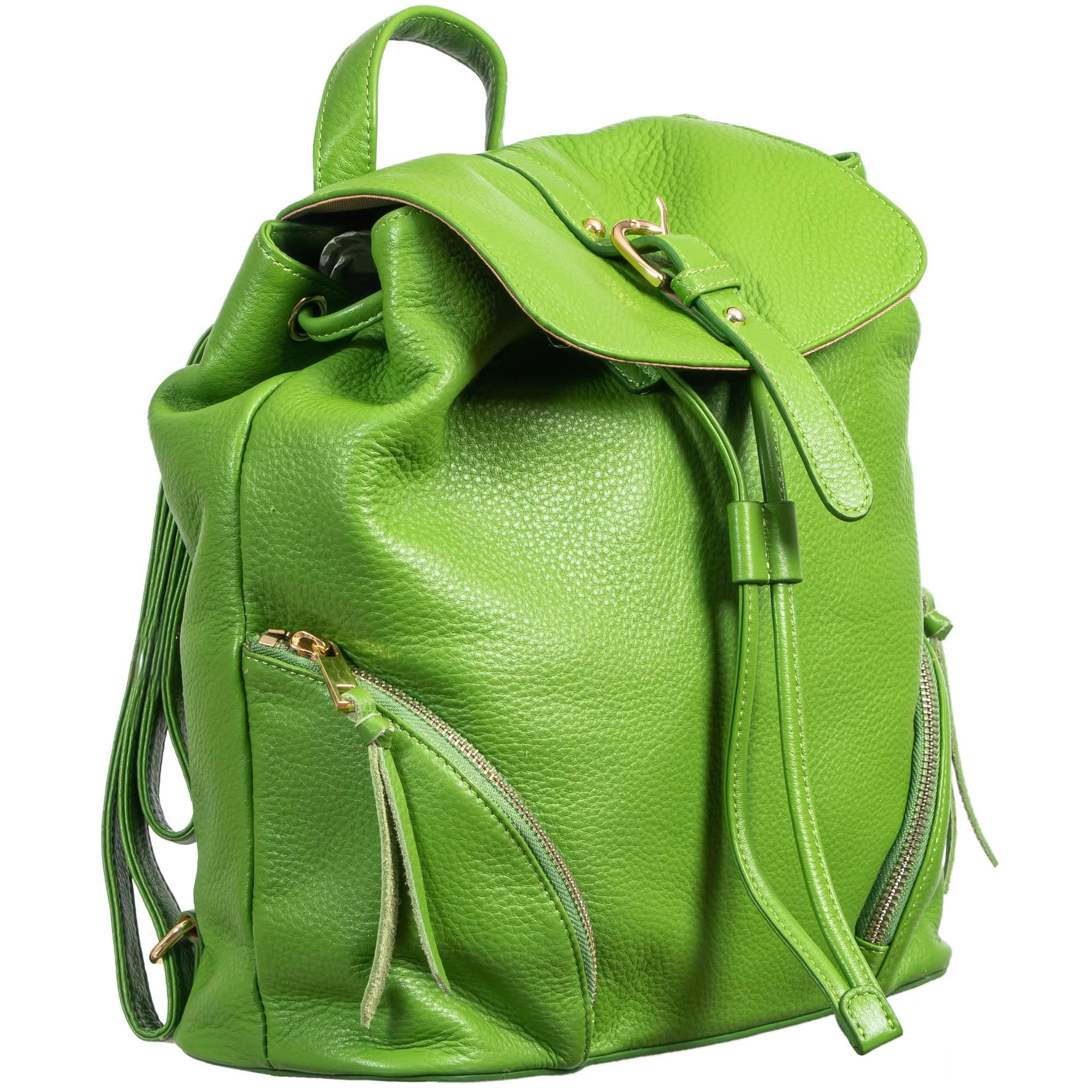 Sophia Full Grain Leather Backpack -- Womens Backpack - MiamiLeathers.com