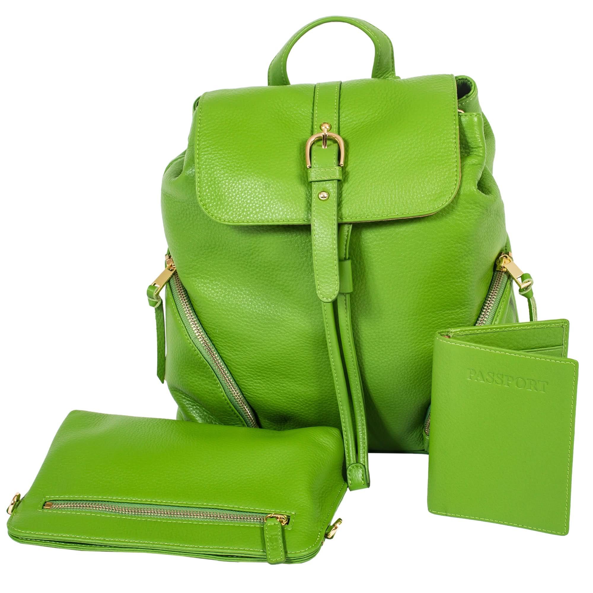 Sophia Full Grain Leather Backpack -- Womens Backpack - MiamiLeathers.com