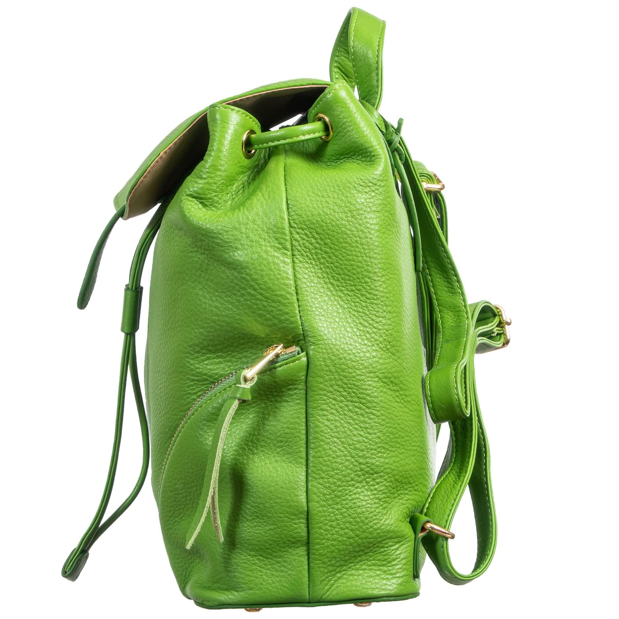 Sophia Full Grain Leather Backpack -- Womens Backpack - MiamiLeathers.com