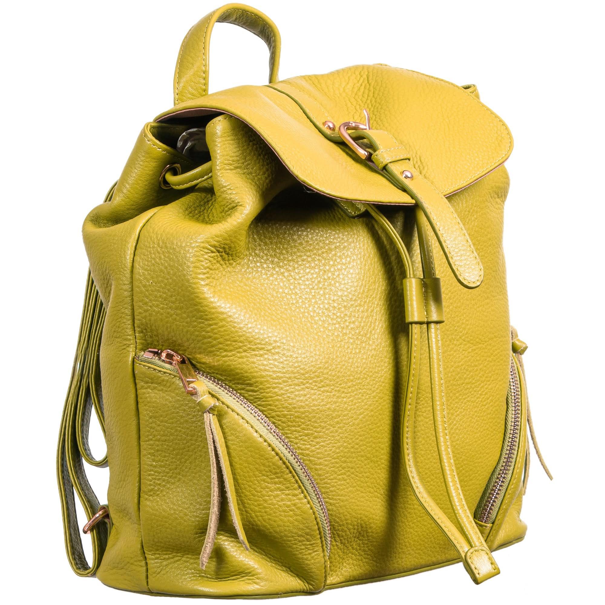 Sophia Full Grain Leather Backpack -- Womens Backpack - MiamiLeathers.com