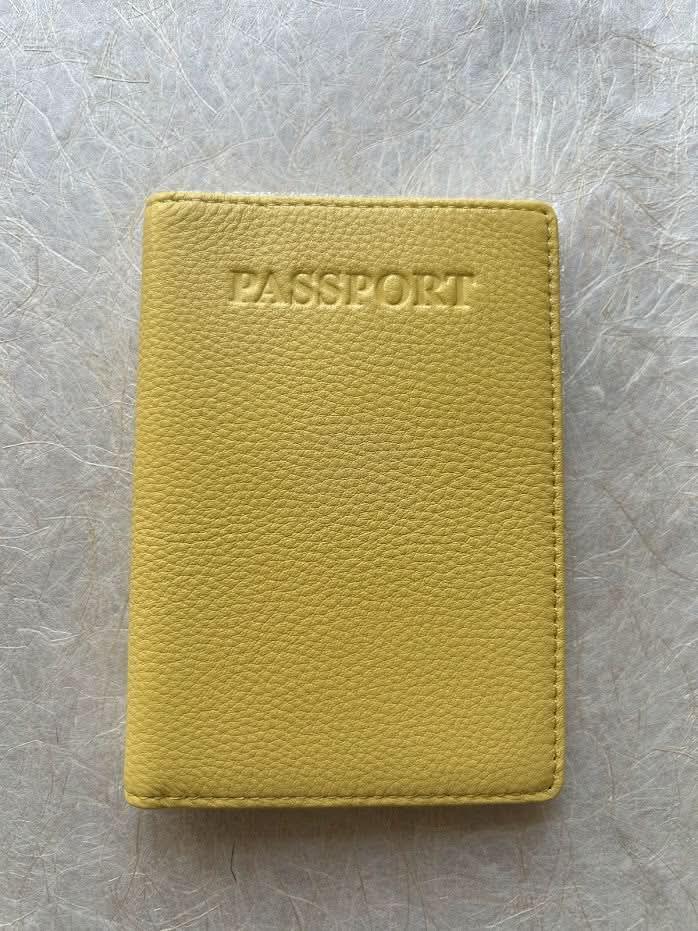 Sophia Full-Grain Leather Passport Cover with Card Slots & ID Window Leather Passport Cover card-slots full-grain-leather Leather leather-passport-cover Passport Passport Cover Sophia Leather travel-accessories vt