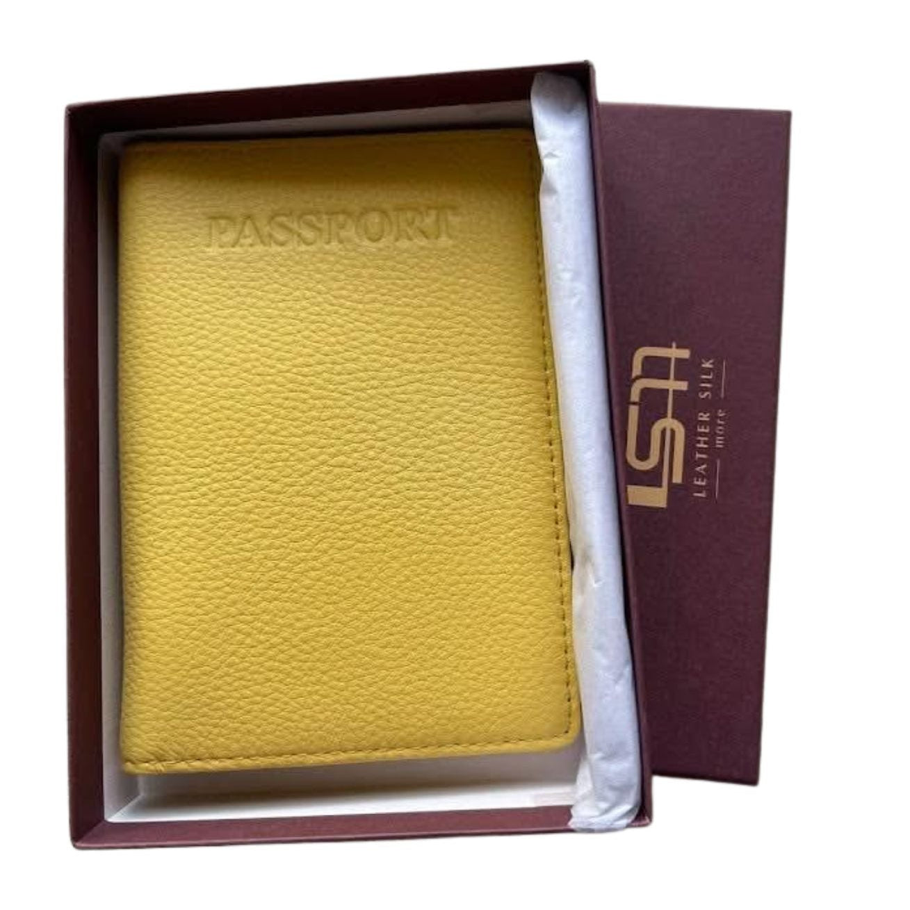 Sophia passport cover with ID window in a box