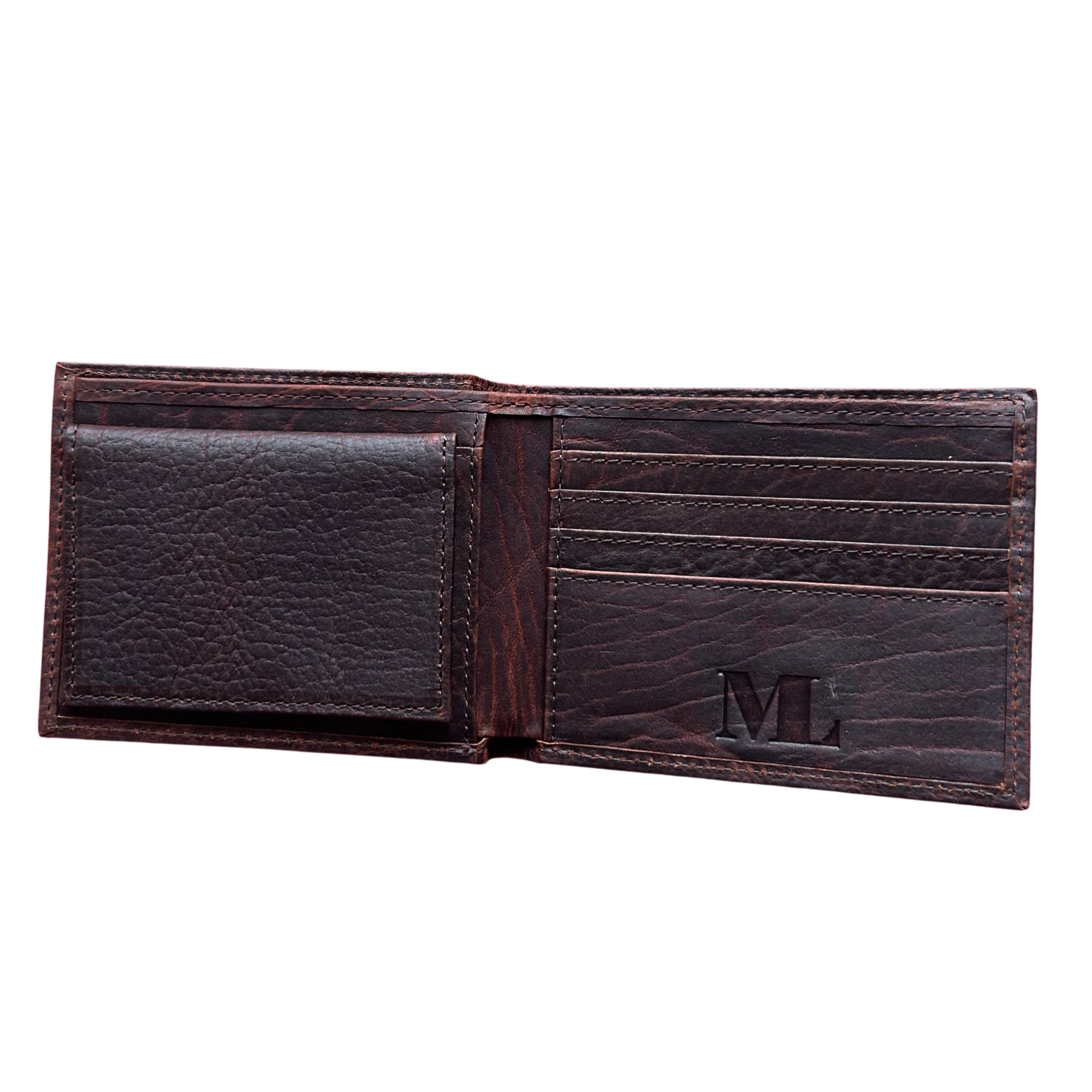 Full-grain Billfold Leather Wallet With RFID
