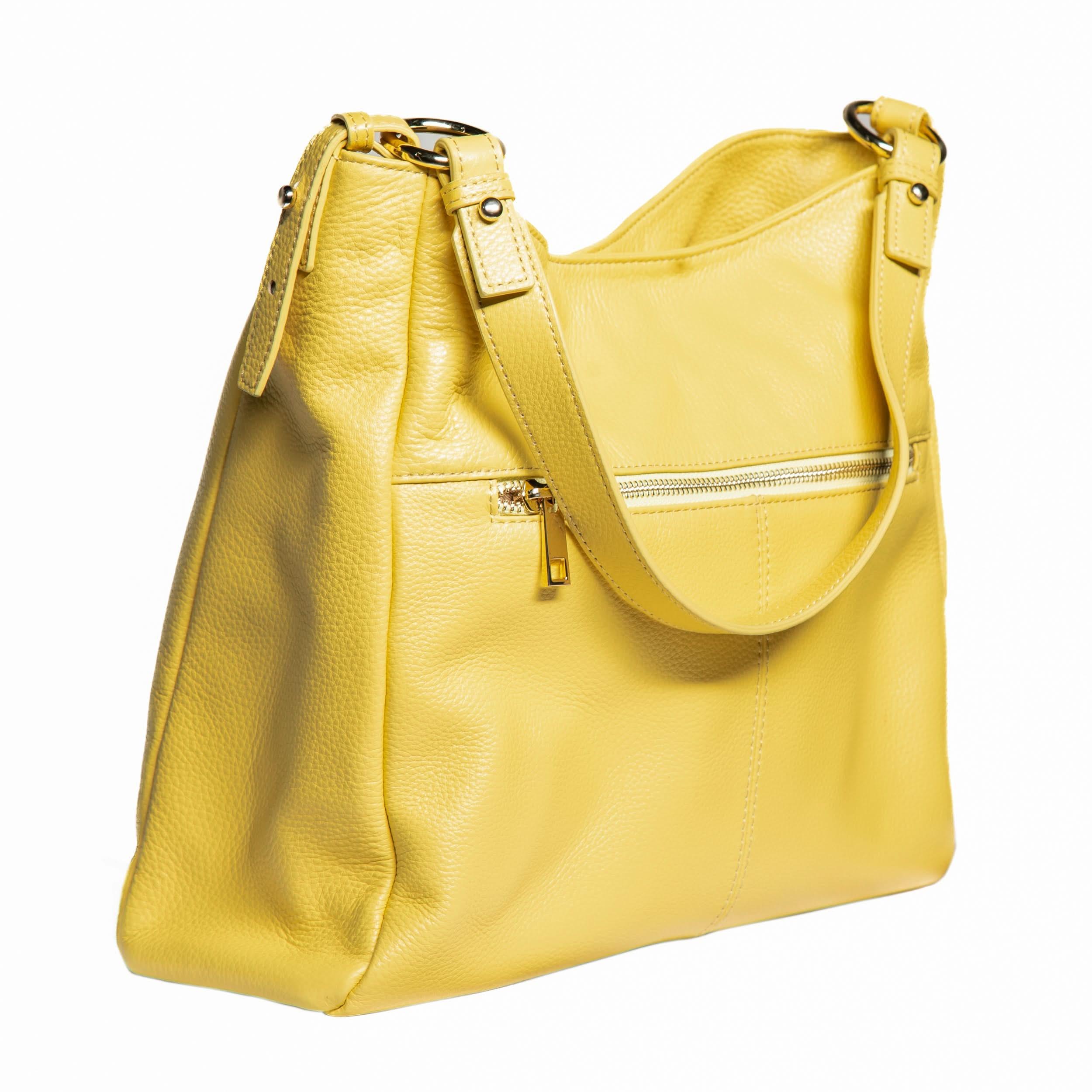 Sophia Soft Full-Grain Leather Hobo Best Seller bag Best Saler Hobo Leather Sophia Leather woman bag