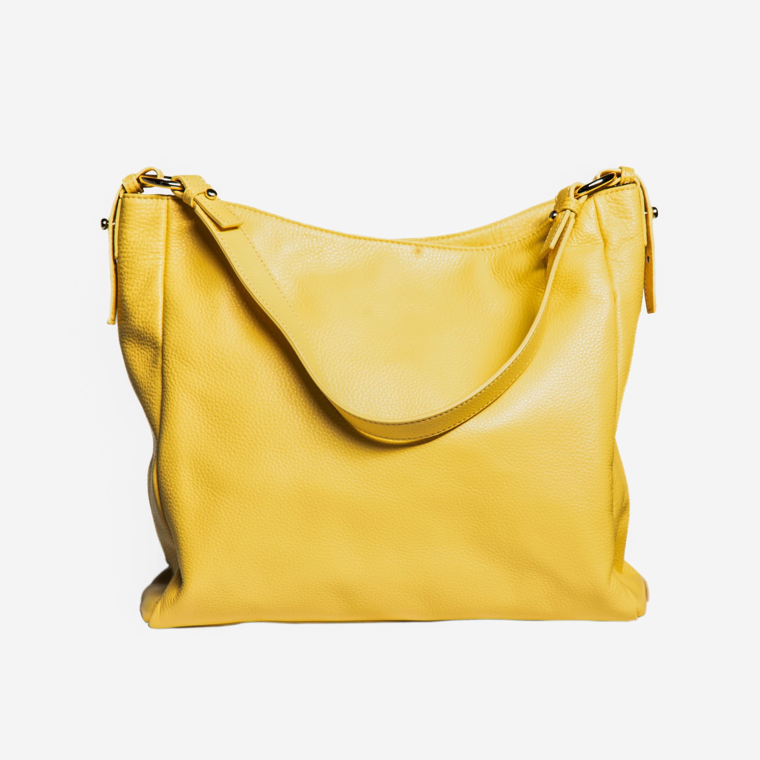 Sophia Top Grain Leather Hobo - MiamiLeathers.com
