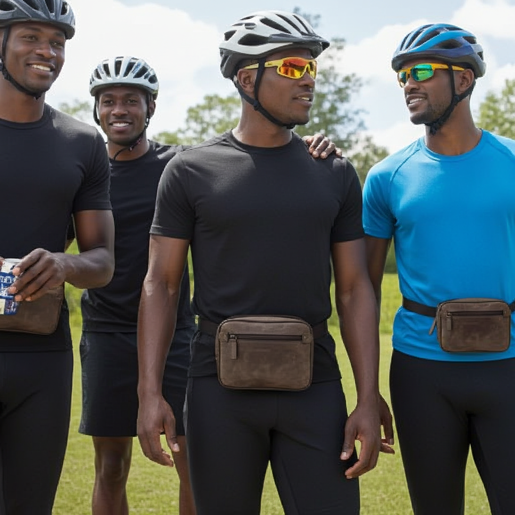 Full-Grain Crazy Horse Leather Waist Bag