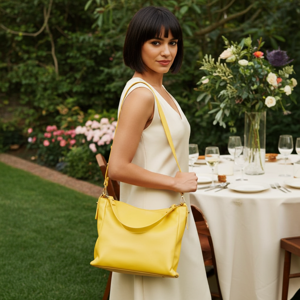 Sophia Soft Full-Grain Leather Hobo