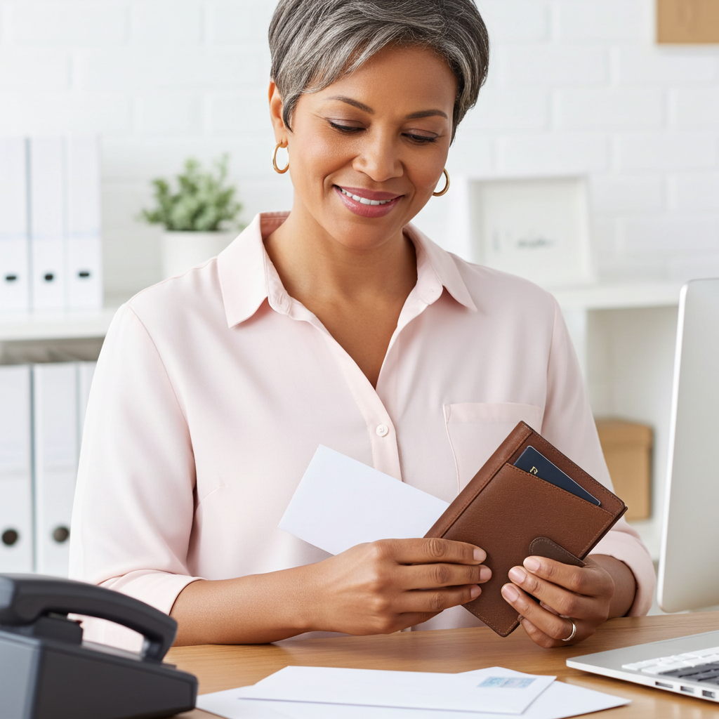 Cambridge Full-Grain Leather Passport Wallet