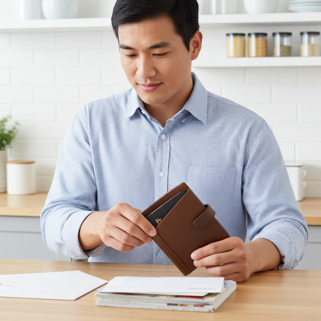 Cambridge Full-Grain Leather Passport Wallet