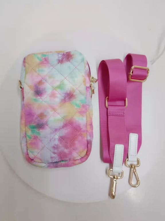 Alyssa Nylon Quilted Phone Case - MiamiLeathers.com