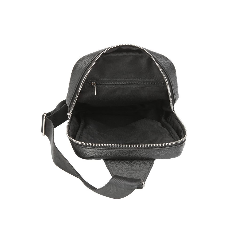 medium size sling bag, black sling bag