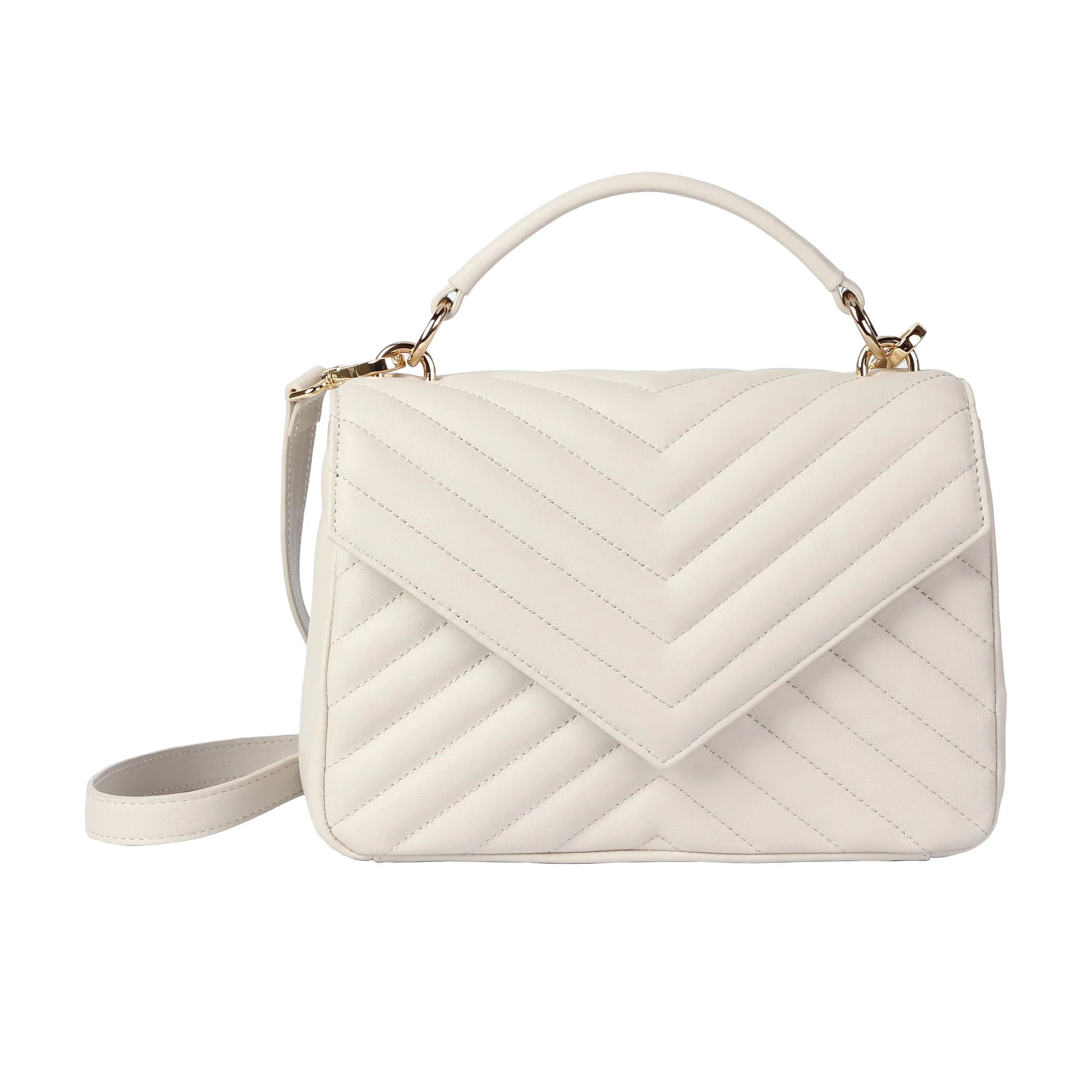 Soft Lambskin Flap Crossbody Bag – Quilted Leather Shoulder Purse - MiamiLeathers.com