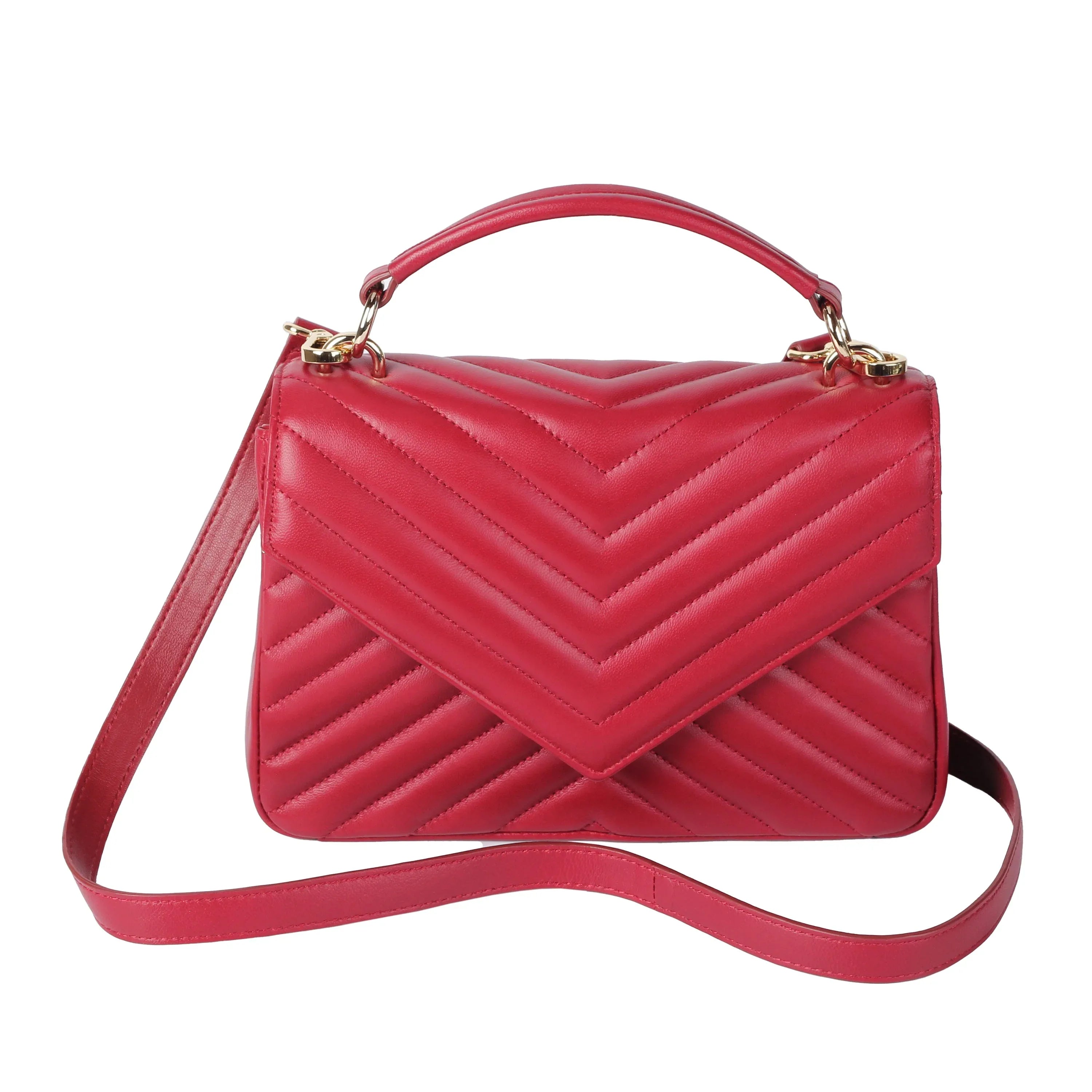 Soft Lambskin Flap Crossbody Bag – Quilted Leather Shoulder Purse - MiamiLeathers.com